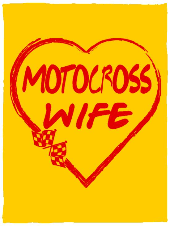 Motocross Wife Cozy Plush Fleece Blanket - 30x40