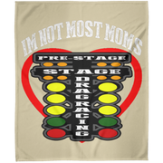 I'm Not Most Moms Drag Racing Arctic Fleece Blanket