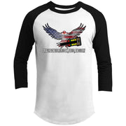 Drag Racing for Freedom, Speed, and Glory 3/4 Raglan Sleeve Shirt