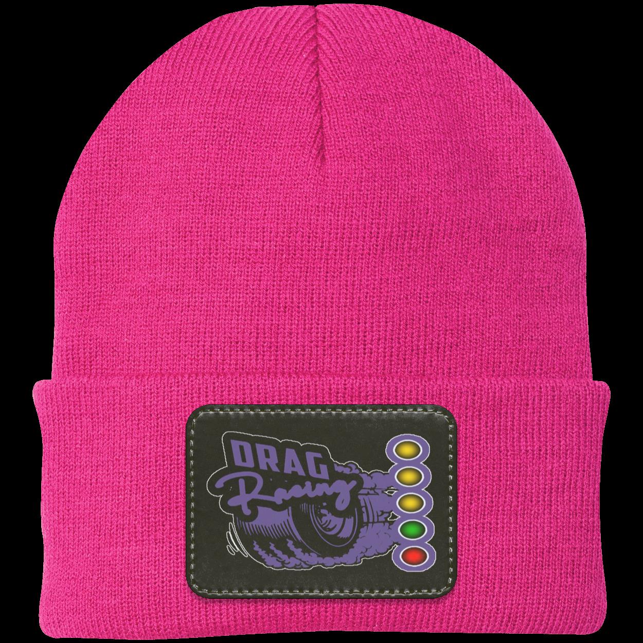 Drag Racing Patched Knit Cap V1