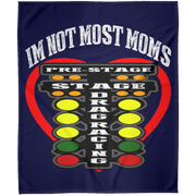 I'm Not Most Moms Drag Racing Arctic Fleece Blanket