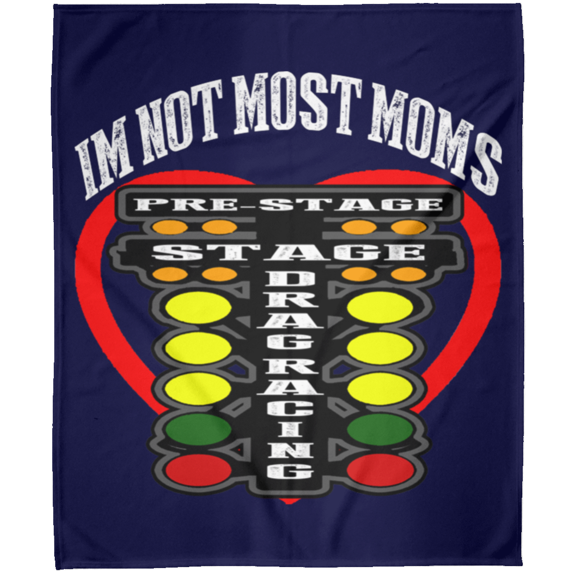 I'm Not Most Moms Drag Racing Arctic Fleece Blanket