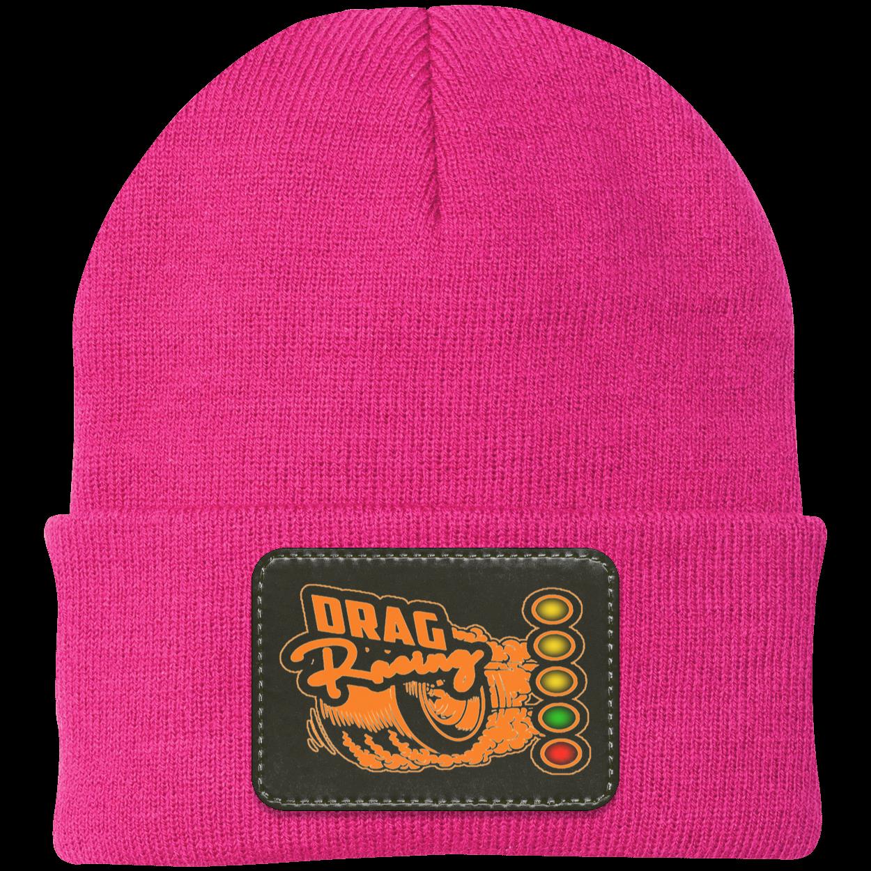 Drag Racing Patched Knit Cap V10