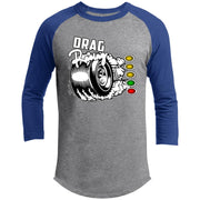 Drag Racing 3/4 Raglan Sleeve Shirt