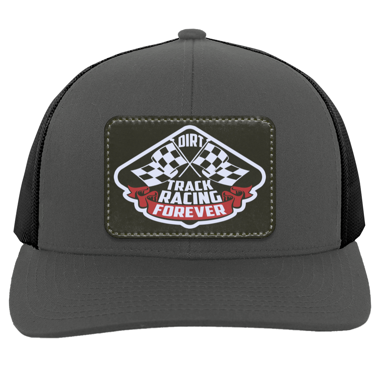 Dirt Track Racing Forever Trucker Patched Snap Back