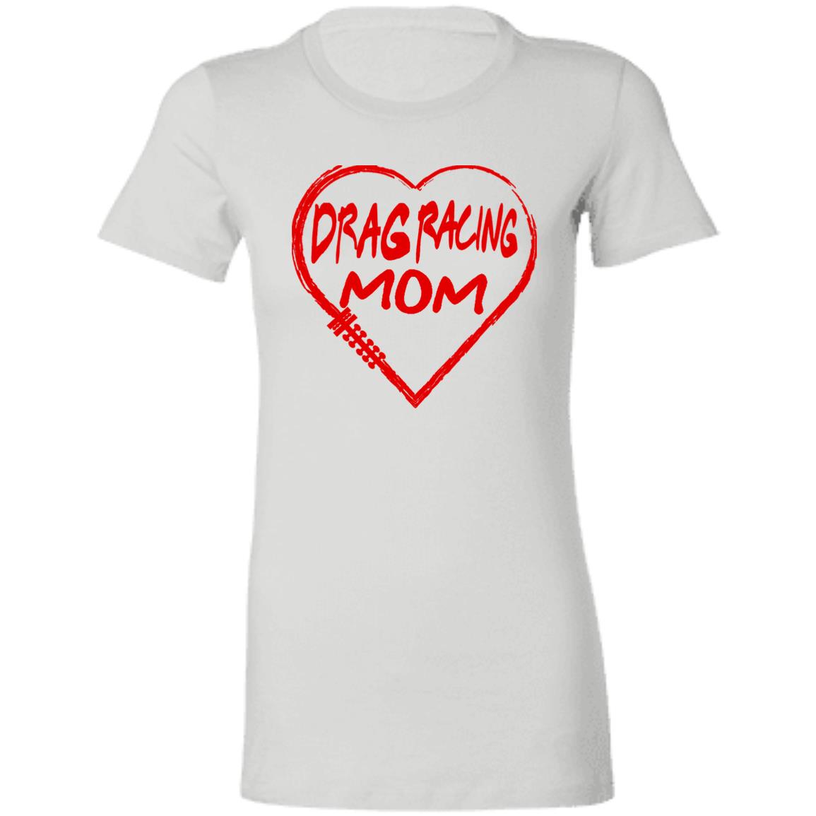 Drag Racing Mom Heart Ladies' Favorite T-Shirt