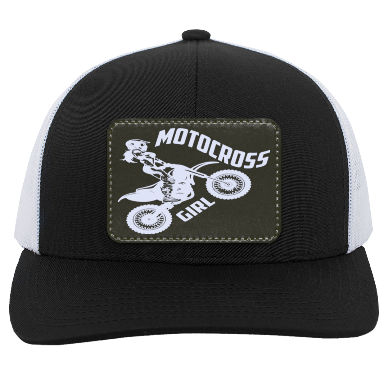 Motocross Girl Trucker Patched Snap Back