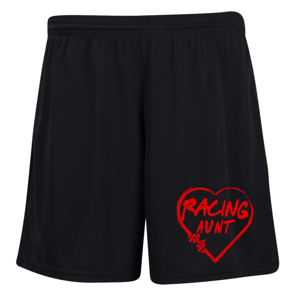 Racing Aunt Heart Ladies' Moisture-Wicking 7 inch Inseam Training Shorts
