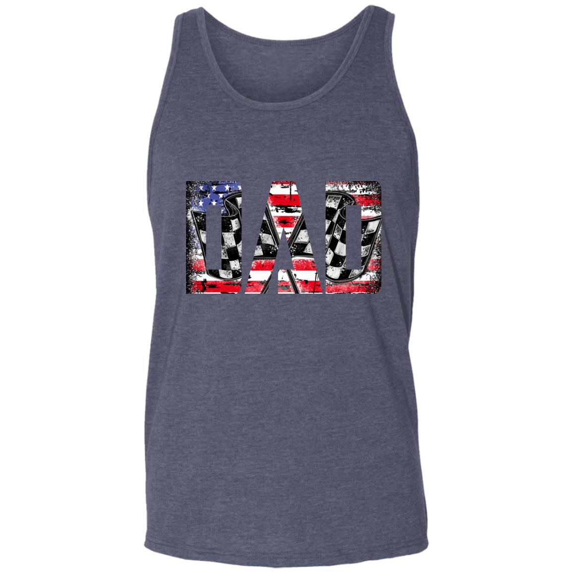 USA Racing Dad Unisex Tank