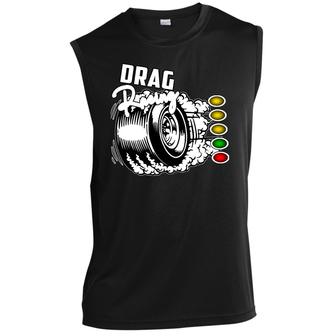 Drag Racing Men’s Sleeveless Performance Tee