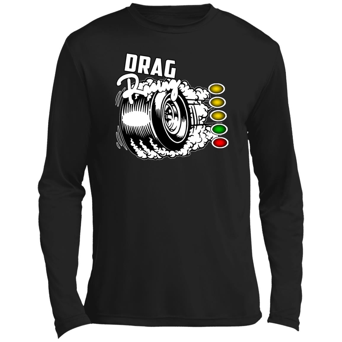 Drag Racing Men’s Long Sleeve Performance Tee