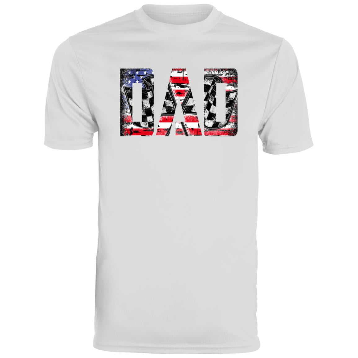 USA Racing Dad Men's Moisture-Wicking Tee