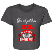 I'm Not Just their Mom I'm Also their Biggest fans Cropped Tees