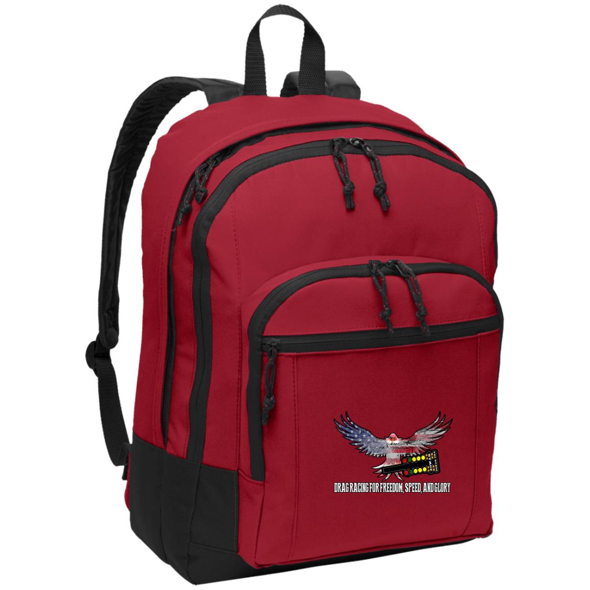 Drag Racing for Freedom, Speed, and Glory Basic Backpack