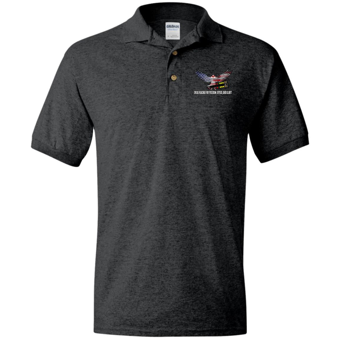 Drag Racing for Freedom, Speed, and Glory Jersey Polo Shirt