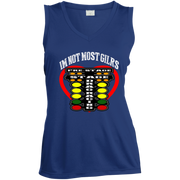 I'm Not Most Girls Drag Racing Ladies' Sleeveless V-Neck Performance Tee