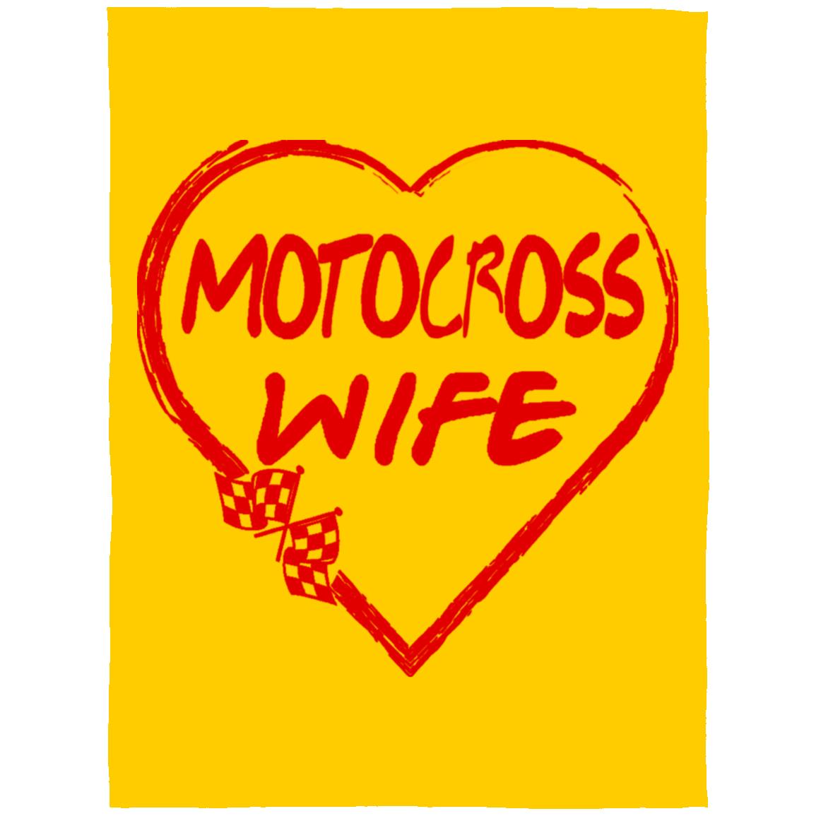 Motocross Wife Arctic Fleece Blanket 60x80