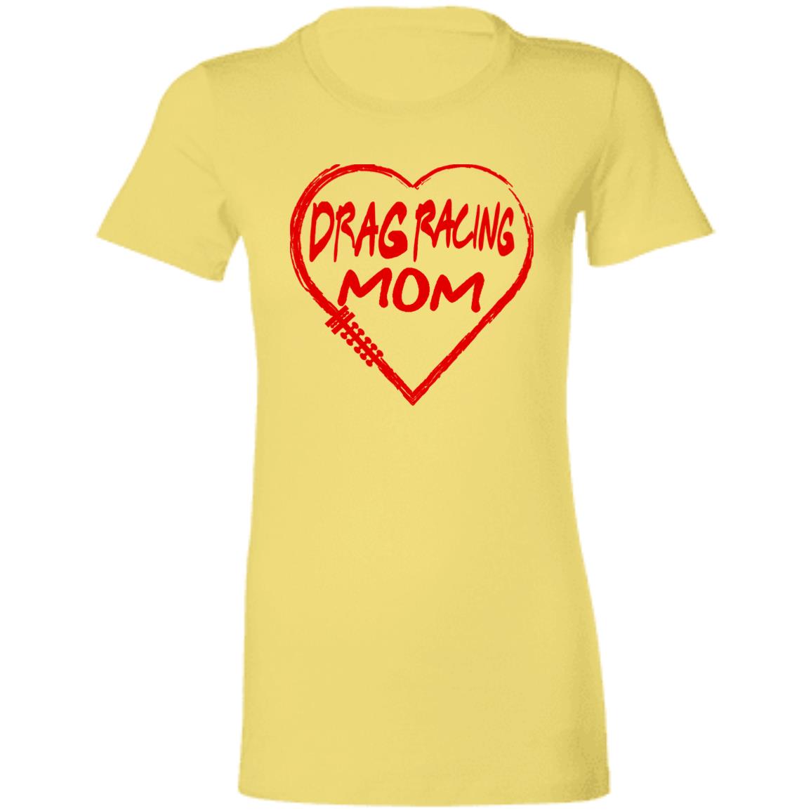 Drag Racing Mom Heart Ladies' Favorite T-Shirt
