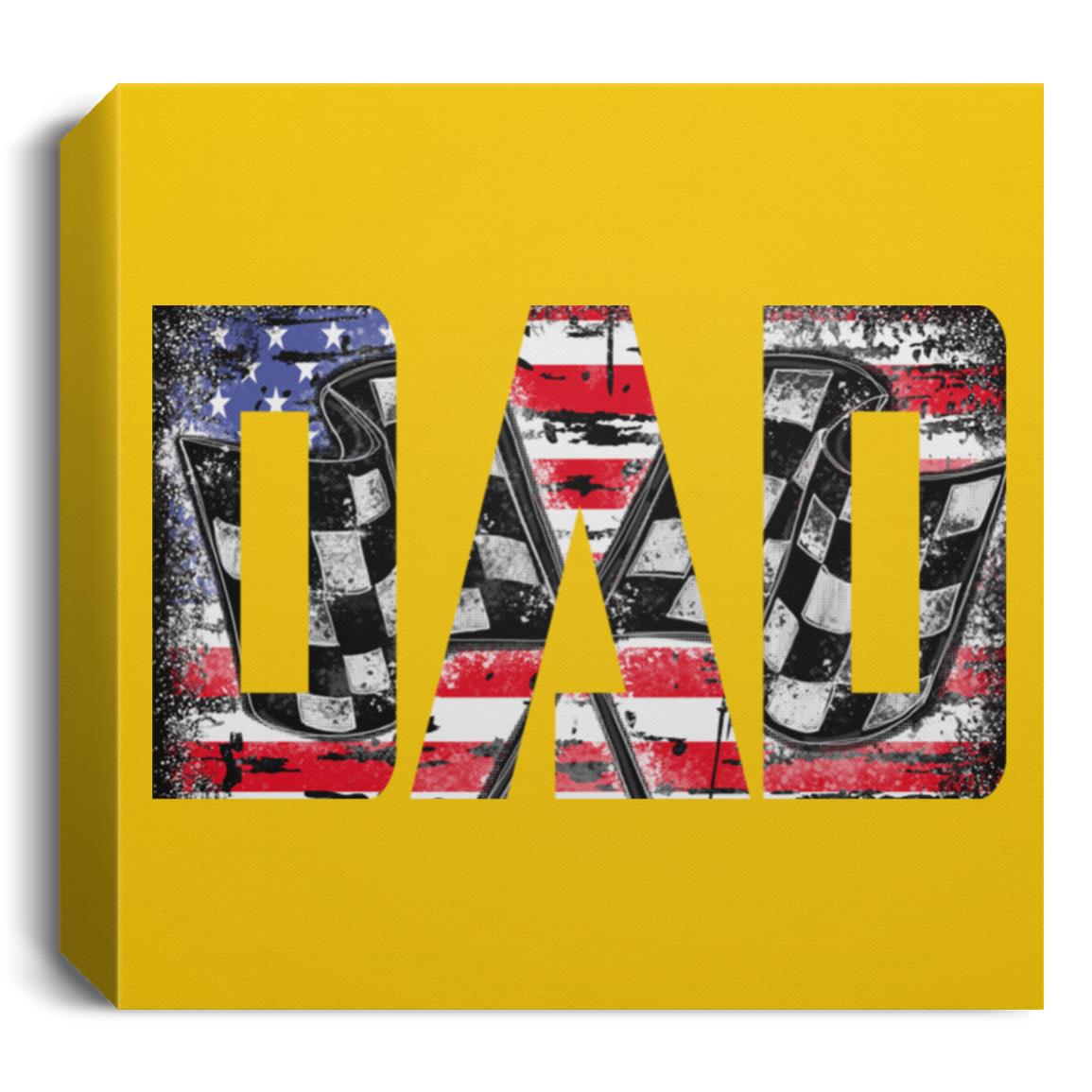 USA Racing Dad Deluxe Square Canvas 1.5in Frame