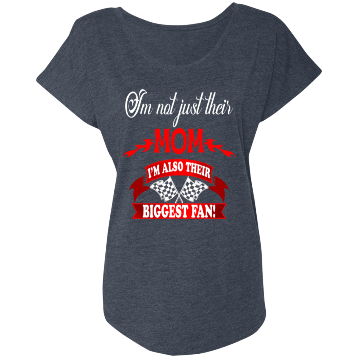 I'm Not Just their Mom I'm Also their Biggest fans Cropped Tees