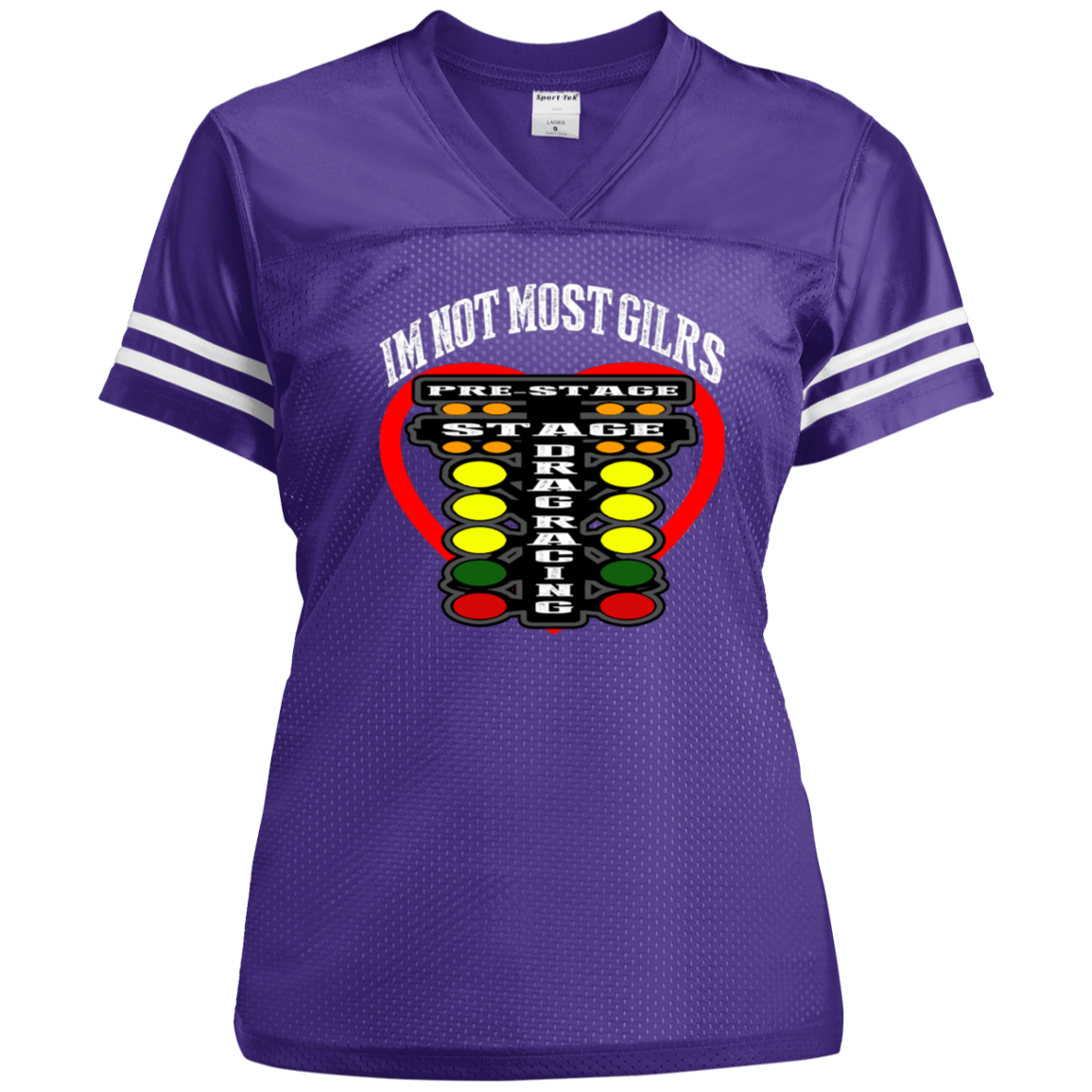 I'm Not Most Girls Drag Racing Ladies' Replica Jersey