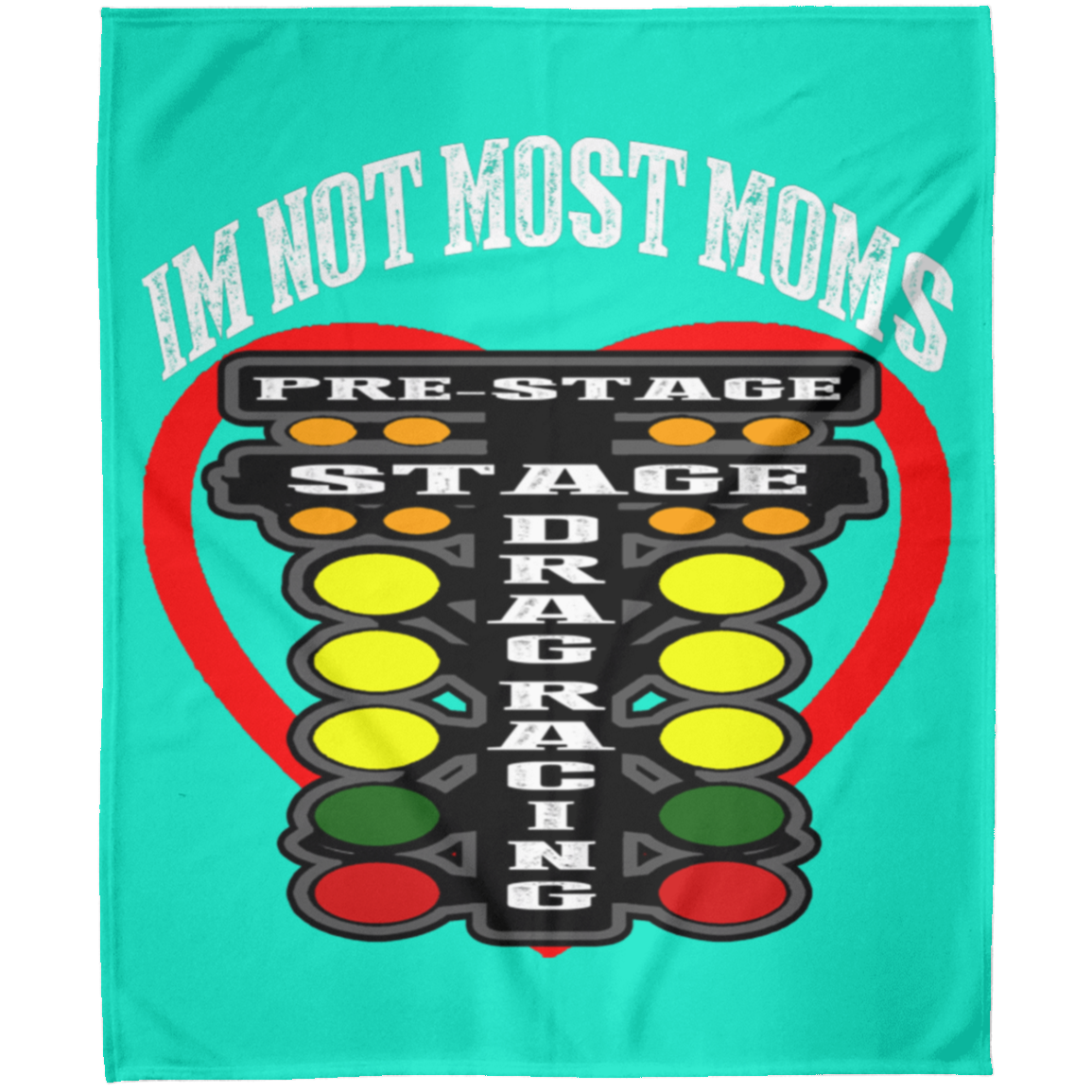 I'm Not Most Moms Drag Racing Arctic Fleece Blanket