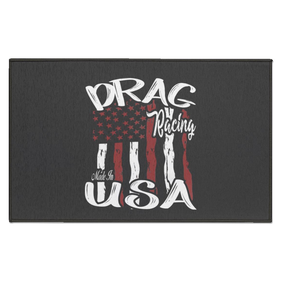 Drag Racing Made In USA Indoor Doormat