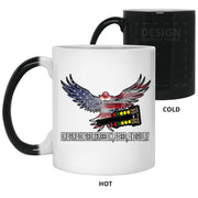 Drag Racing for Freedom, Speed, and Glory 11 oz. Color Changing Mug