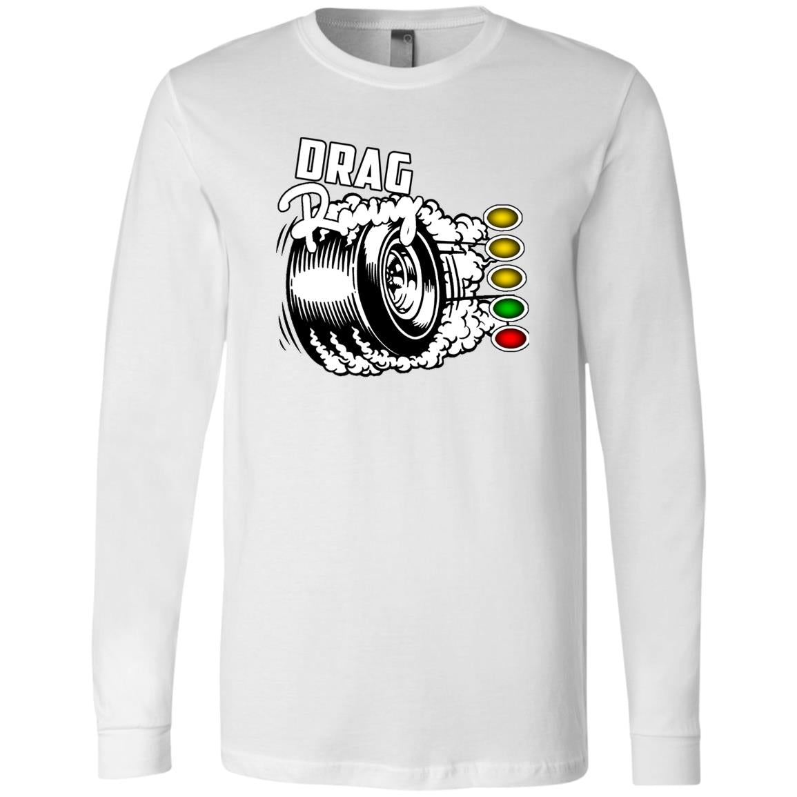 Drag Racing Men's Jersey LS T-Shirt