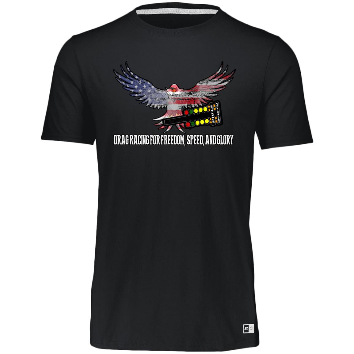 Drag Racing for Freedom, Speed, and Glory Essential Dri-Power Tee