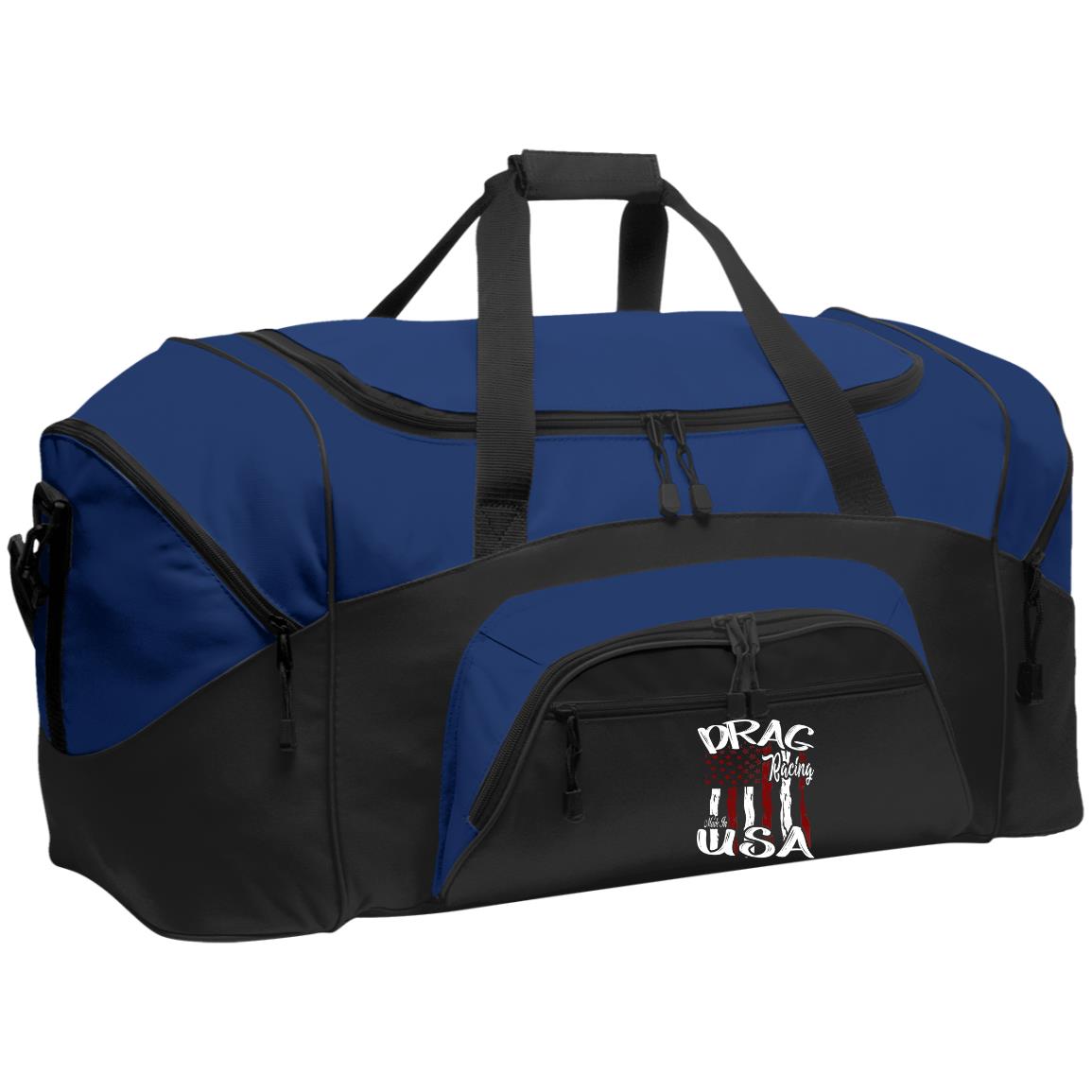 Drag Racing Made In USA Colorblock Sport Duffel