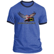 Drag Racing for Freedom, Speed, and Glory Ringer Tee