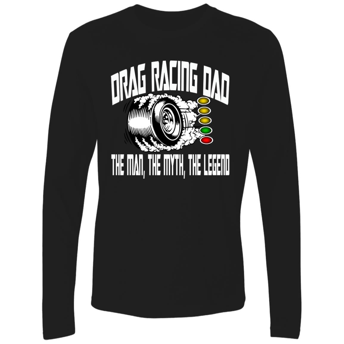 Drag Racing Dad Men's Premium LS