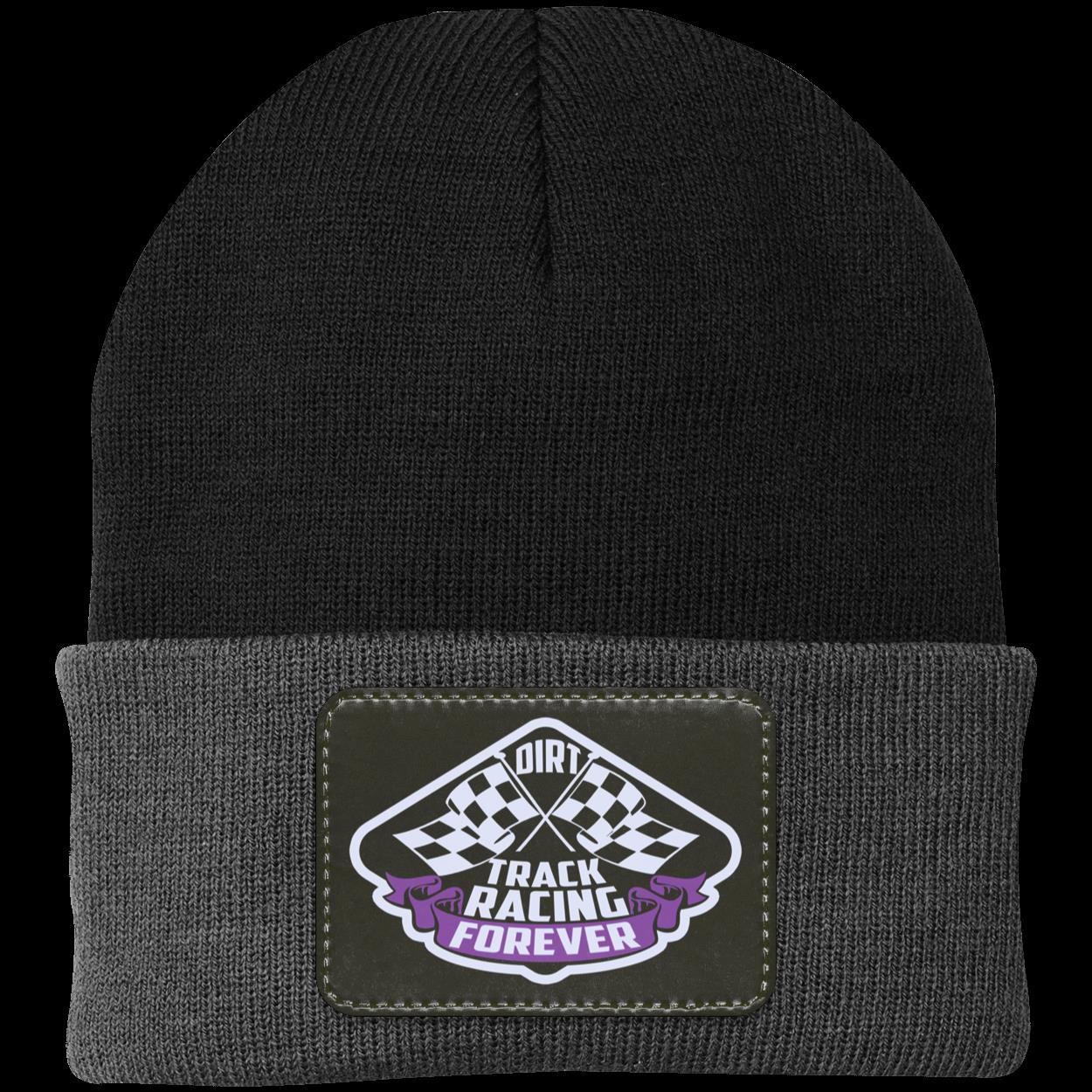 Dirt Track Racing Forever Patched Knit Cap V2