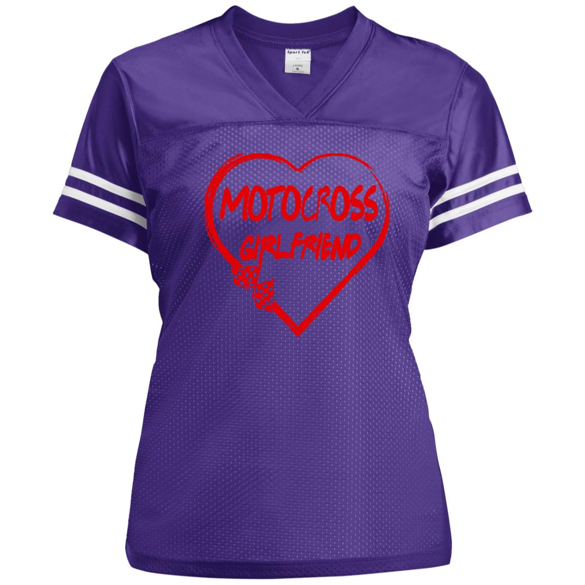 Motocross Girlfriend Heart Ladies' Replica Jersey