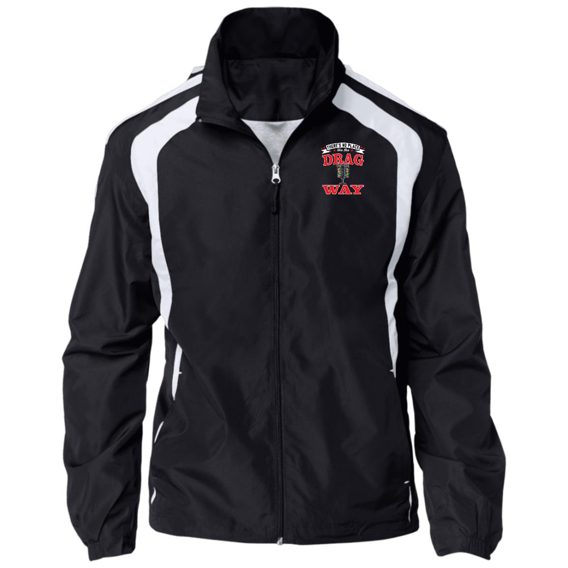 There's No Place Like The Dragway Jersey-Lined Raglan Jacket