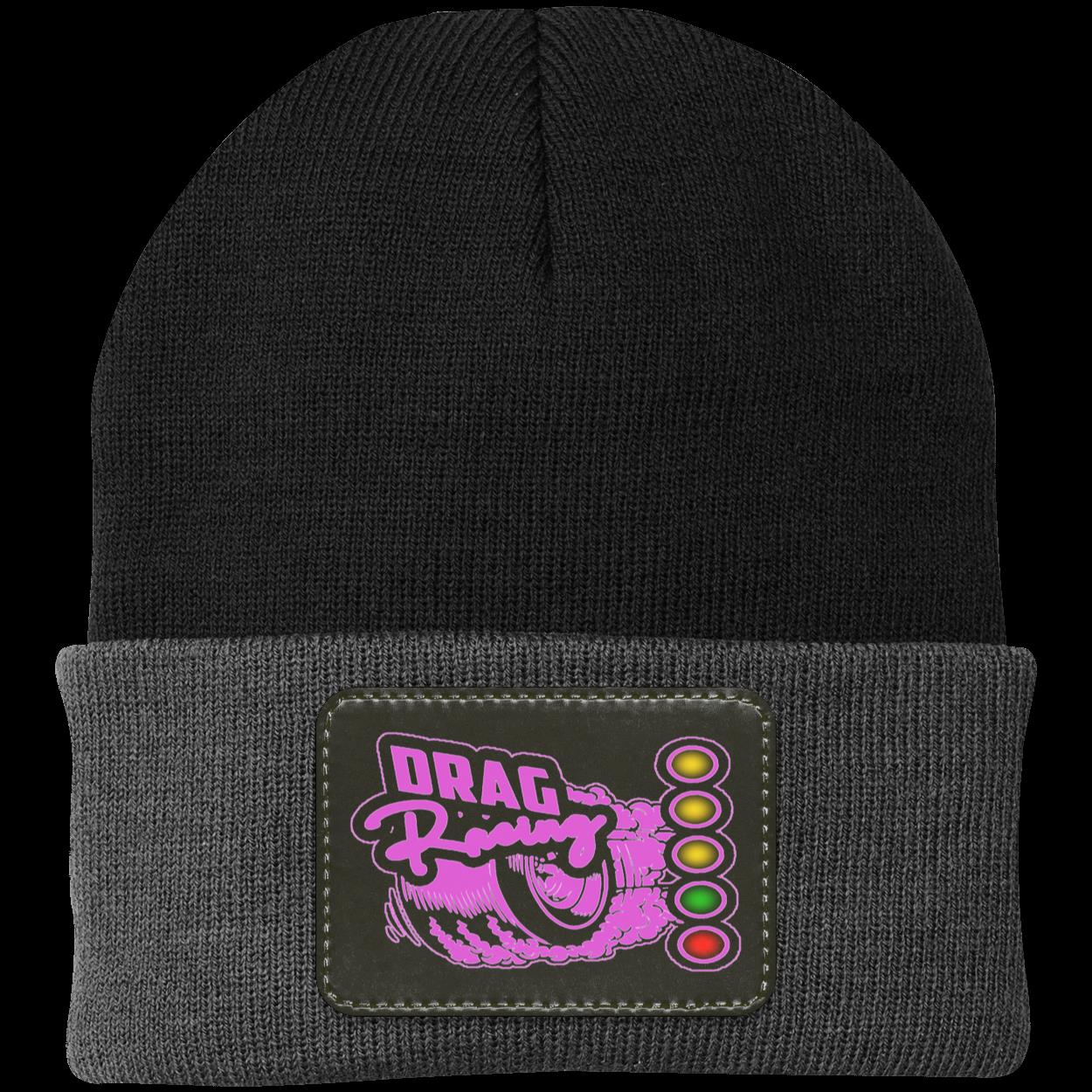 Drag Racing Patched Knit Cap V5