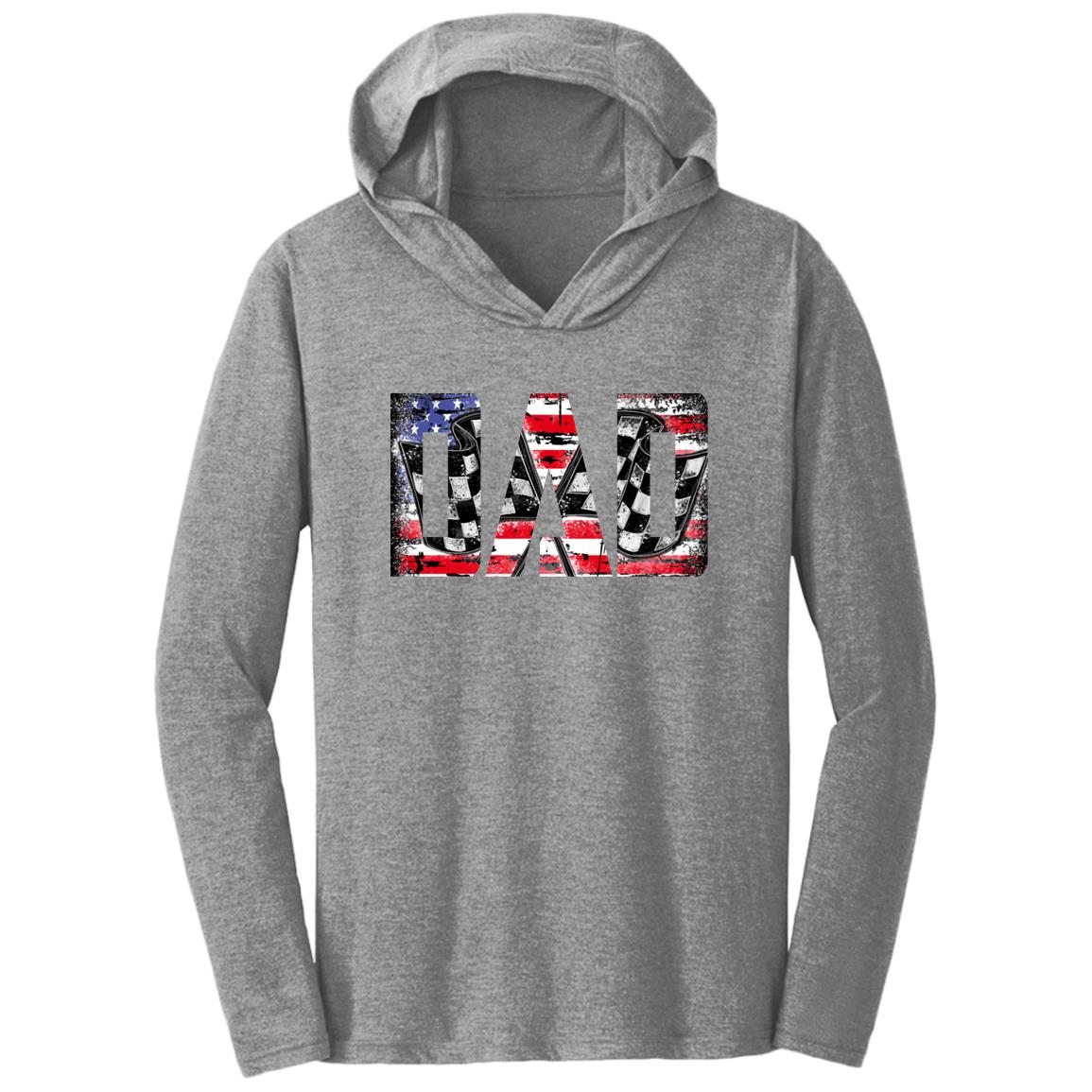 USA Racing Dad Triblend T-Shirt Hoodie