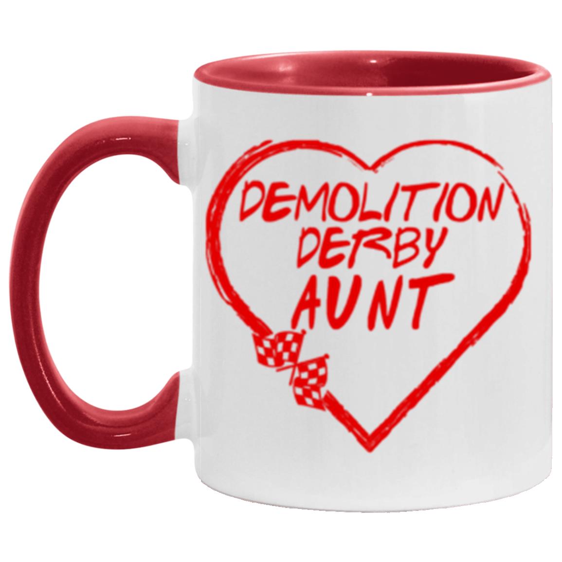 Demolition Derby Aunt Heart 11 oz. Accent Mug