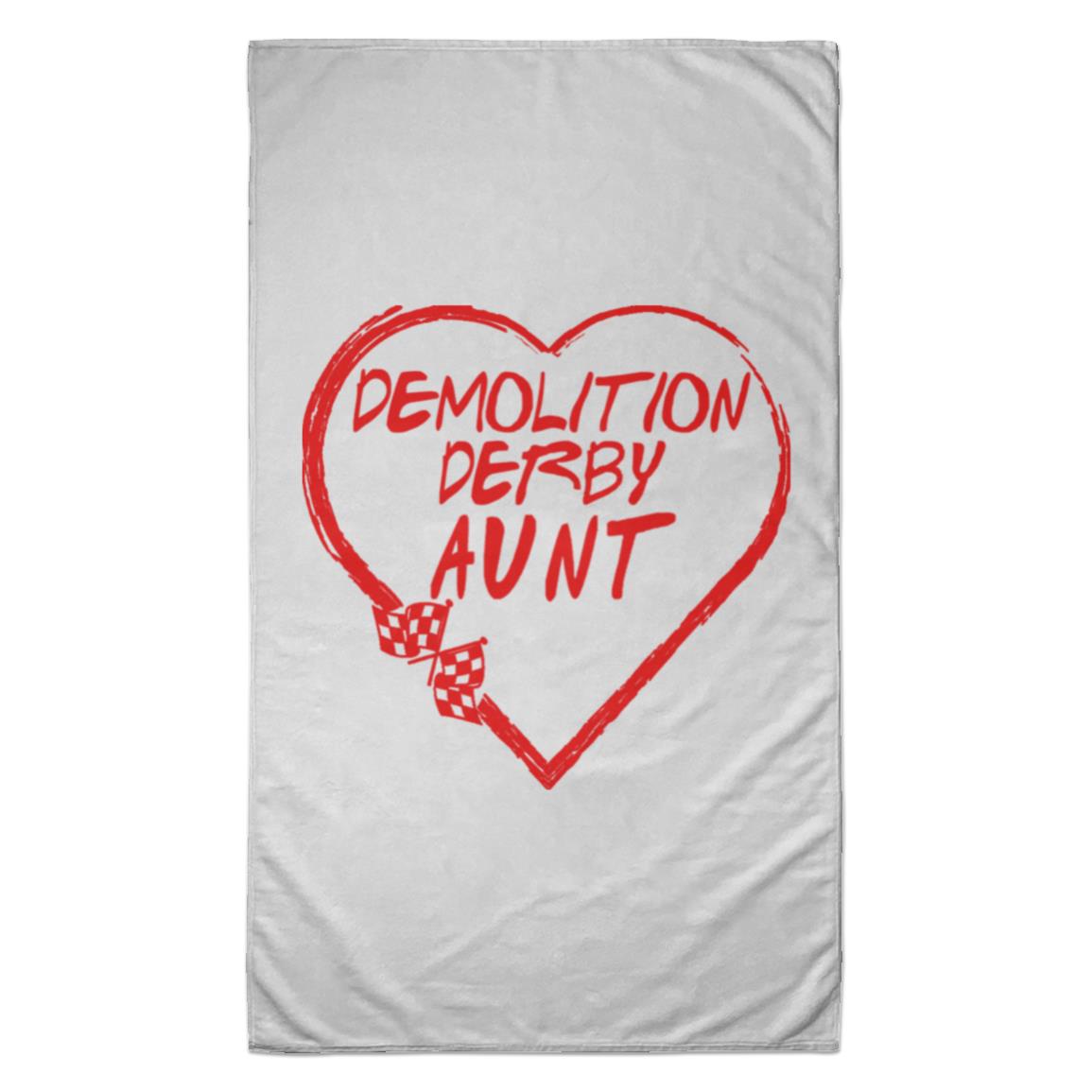 Demolition Derby Aunt Heart Towel - 35x60