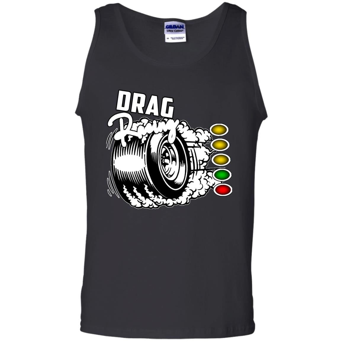 Drag Racing 100% Cotton Tank Top