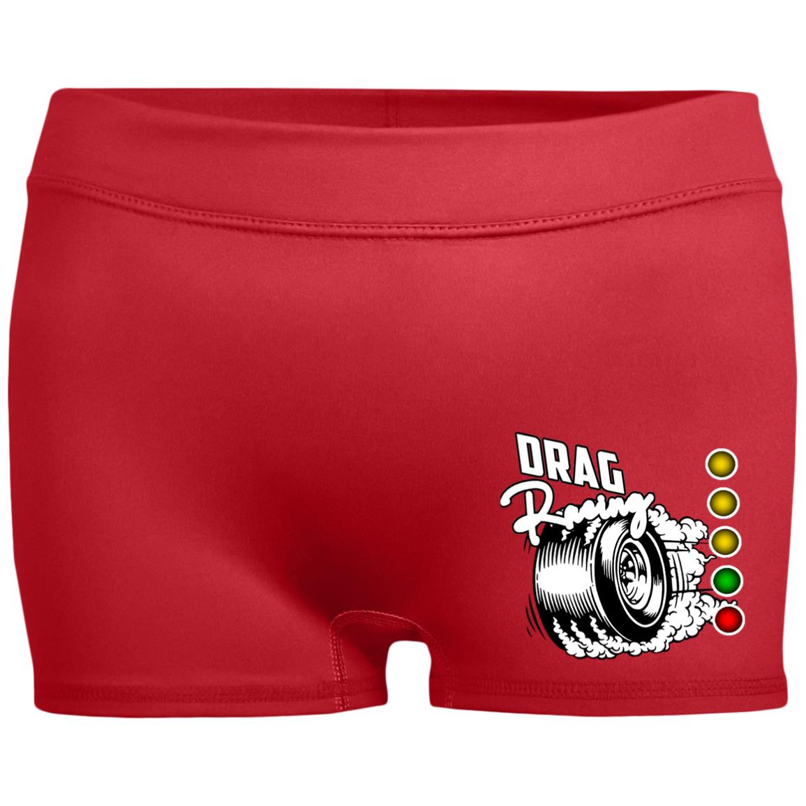 Drag Racing Ladies' Fitted Moisture-Wicking 2.5 inch Inseam Shorts