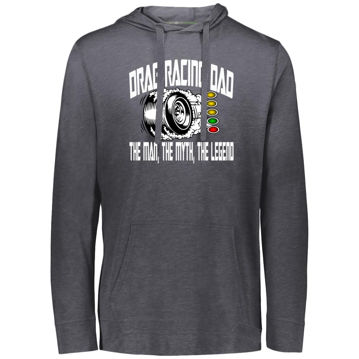Drag Racing Dad Eco Triblend T-Shirt Hoodie