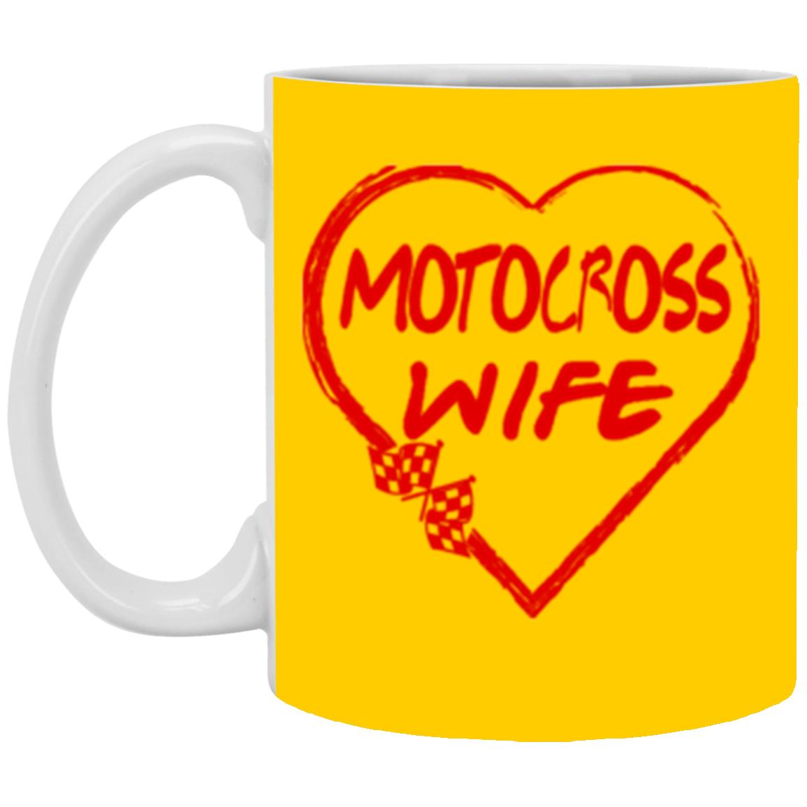 Motocross Wife 11 oz. White Mug