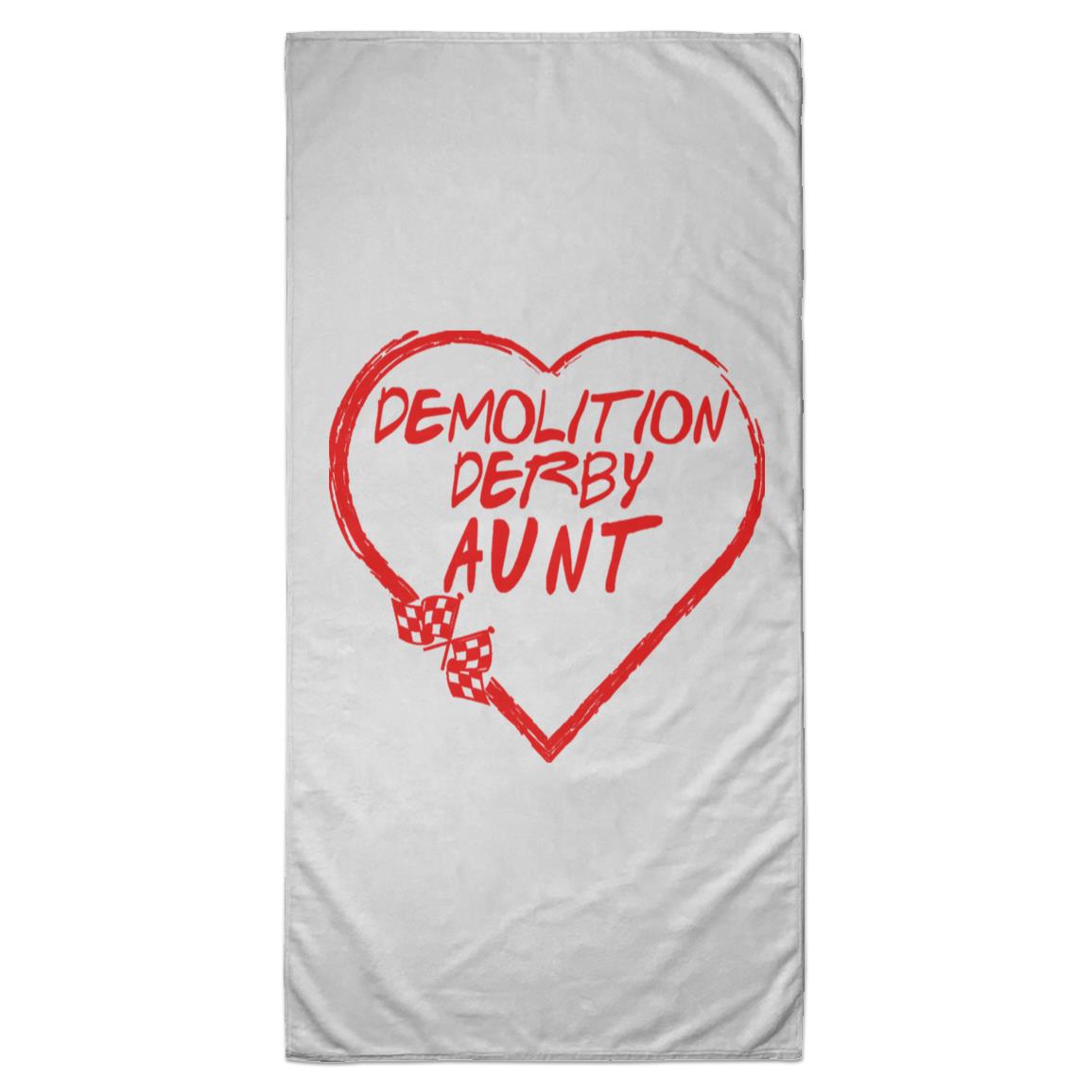 Demolition Derby Aunt Heart Towel - 35x70