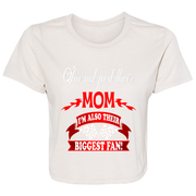 I'm Not Just their Mom I'm Also their Biggest fans Cropped Tees