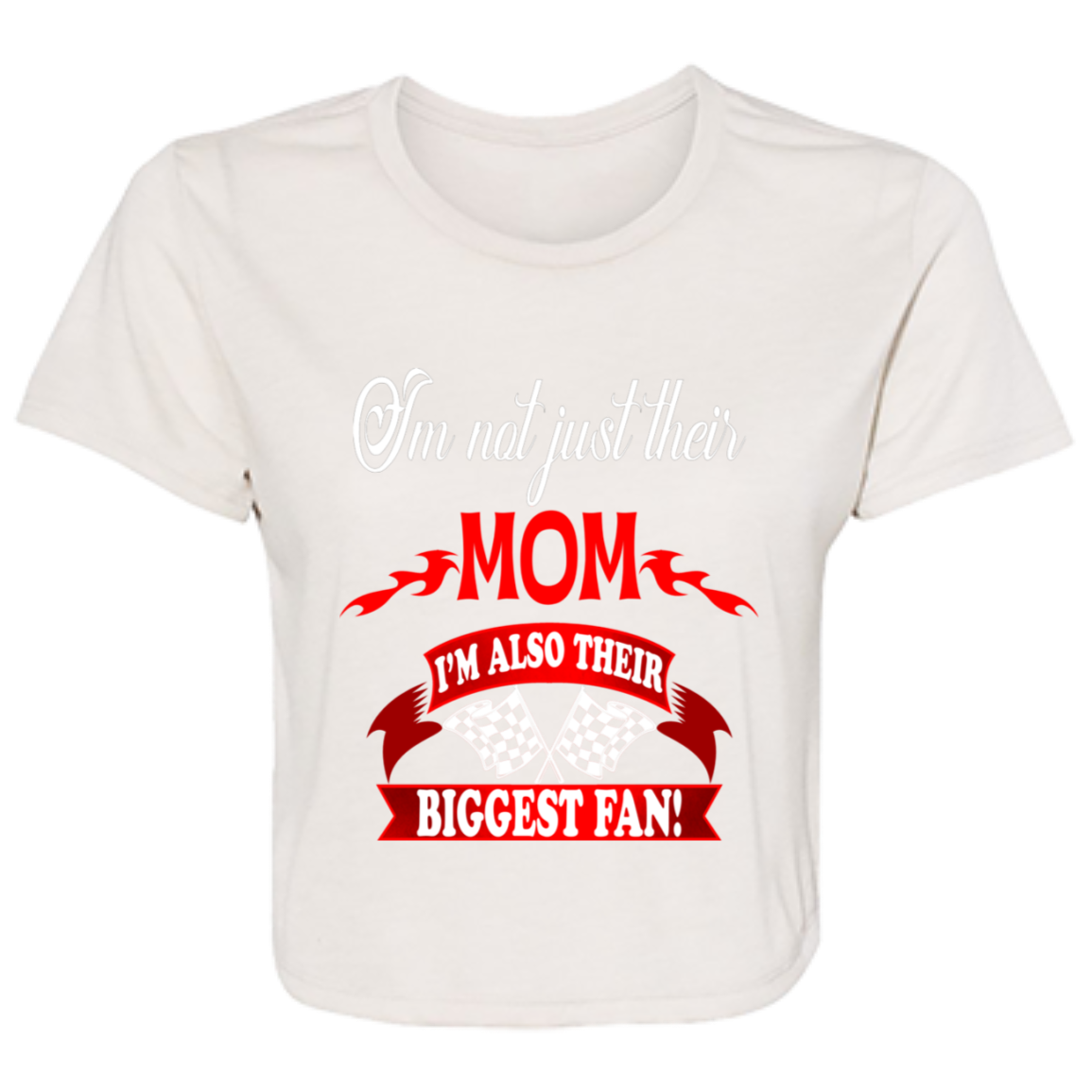 I'm Not Just their Mom I'm Also their Biggest fans Cropped Tees