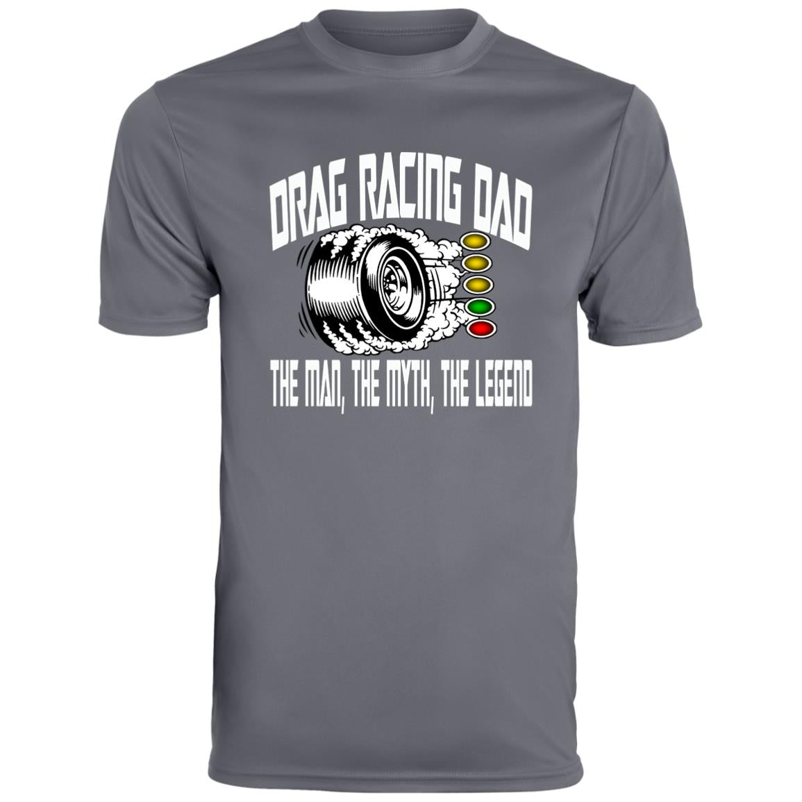 Drag Racing Dad Men's Moisture-Wicking Tee