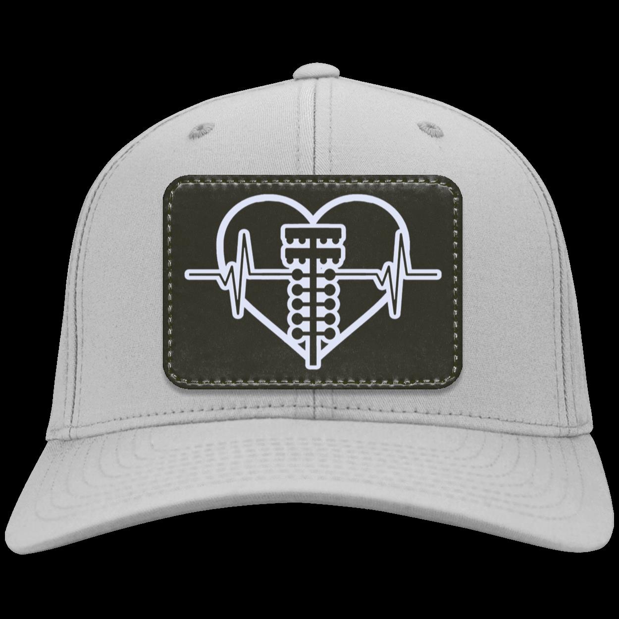 Drag Racing Heartbeat Patched Twill Cap V1