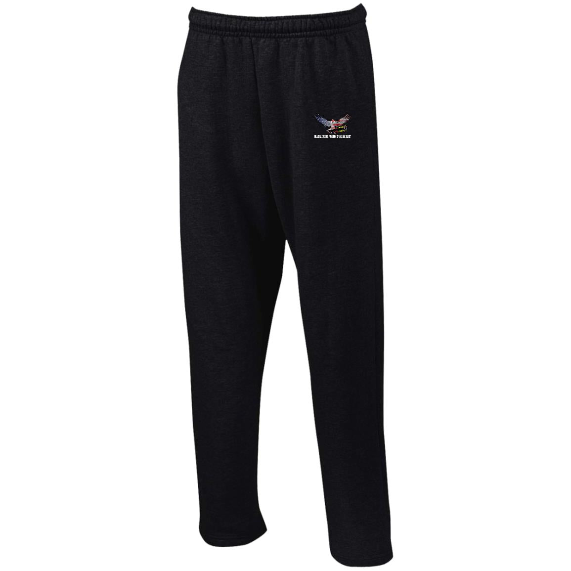 Drag Racing for Freedom, Speed, and Glory Open Bottom Sweatpants with Pockets